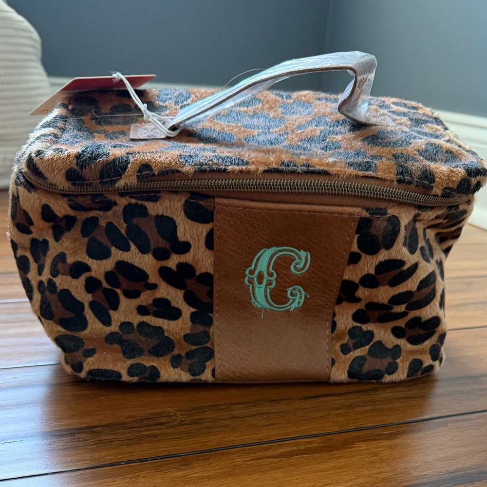 Leopard Print Cosmetic Bag